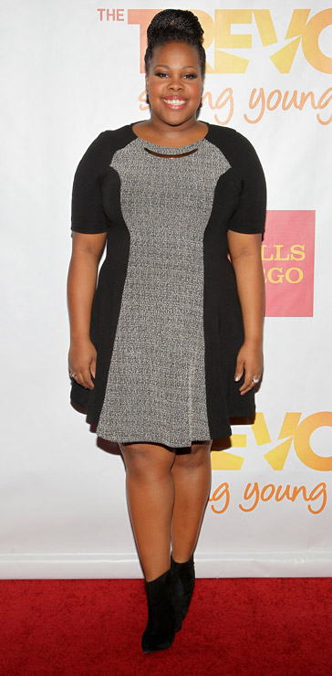 How tall is Amber Riley