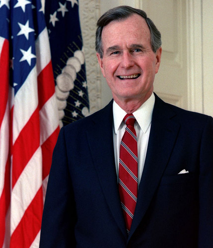 How tall is George H. W. Bush