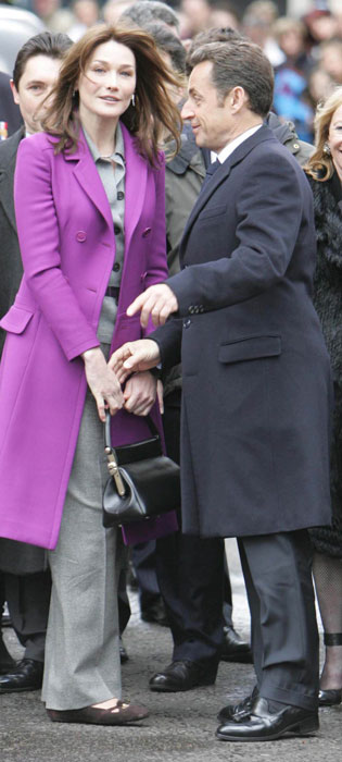 Carla Bruni and Nicolas Sarkozy