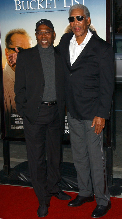 Morgan Freeman and Alfonso