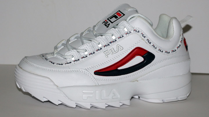 fila disruptor heel height