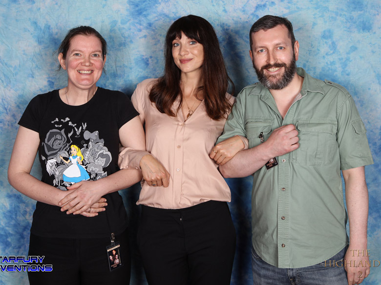 Caitriona Balfe at Stafury convention The Highlanders in 2017