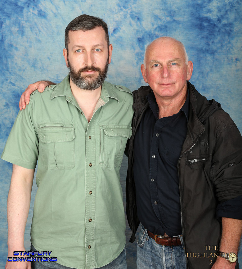 Gary Lewis at Starfury convention The Highlanders 2 in 2017