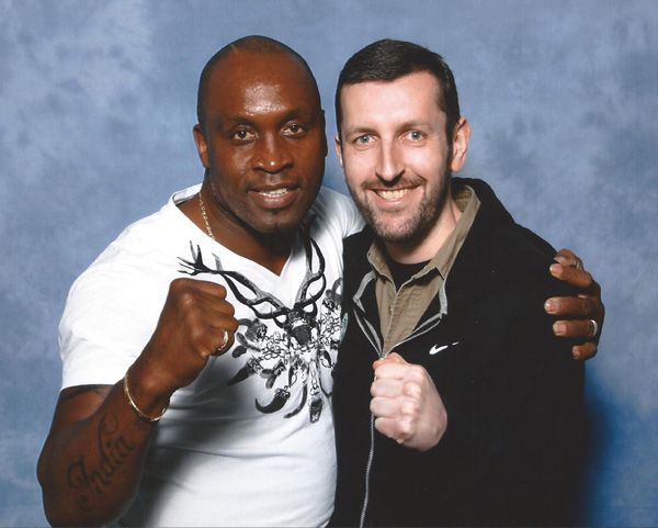 Nigel Benn at Collectormania event in London