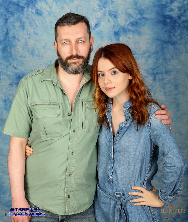 Rosie Day at Starfury Convention The Highlanders in 2017