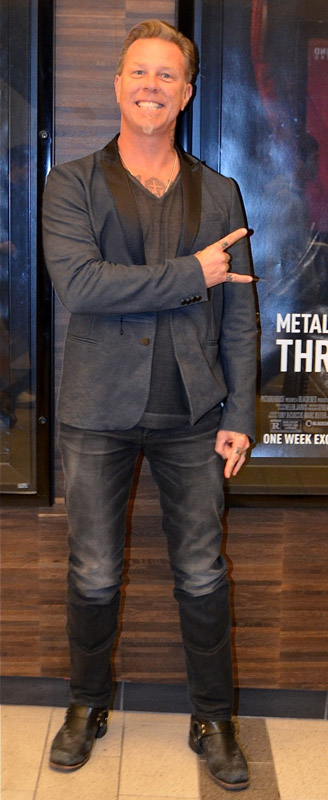 How tall is James Hetfield
